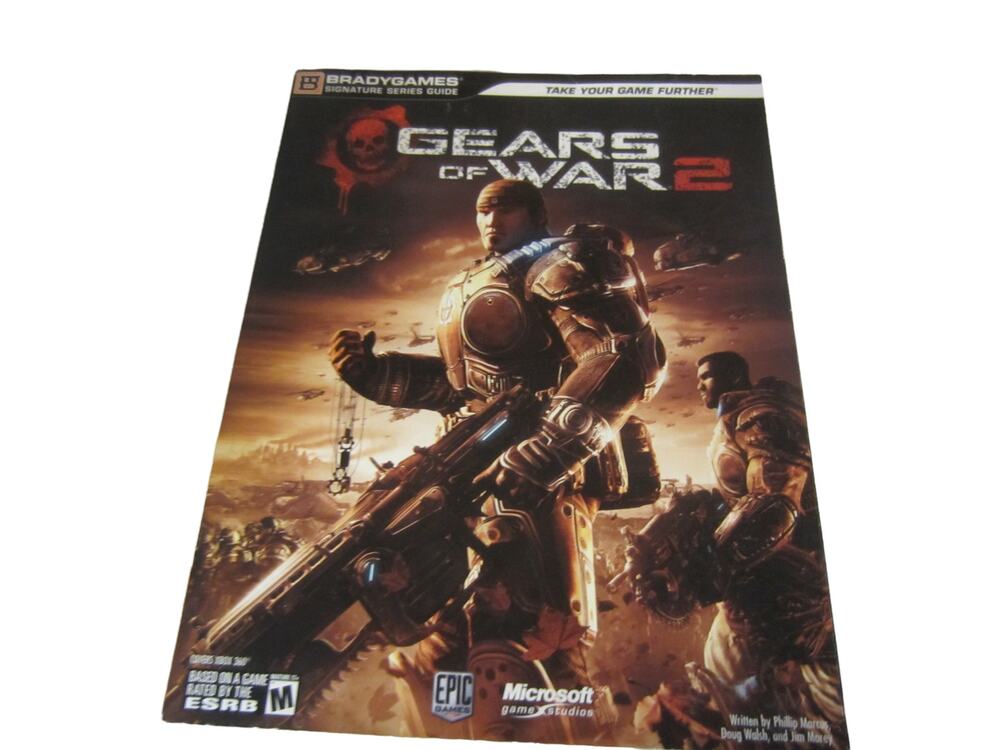 Gears of War 2 Official BradyGames Strategy Guide Xbox 360 Epic Games